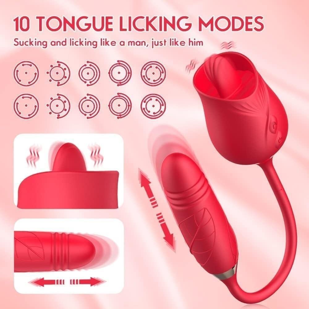 Rose Oral-Style Vibrator Reserve - Image 2