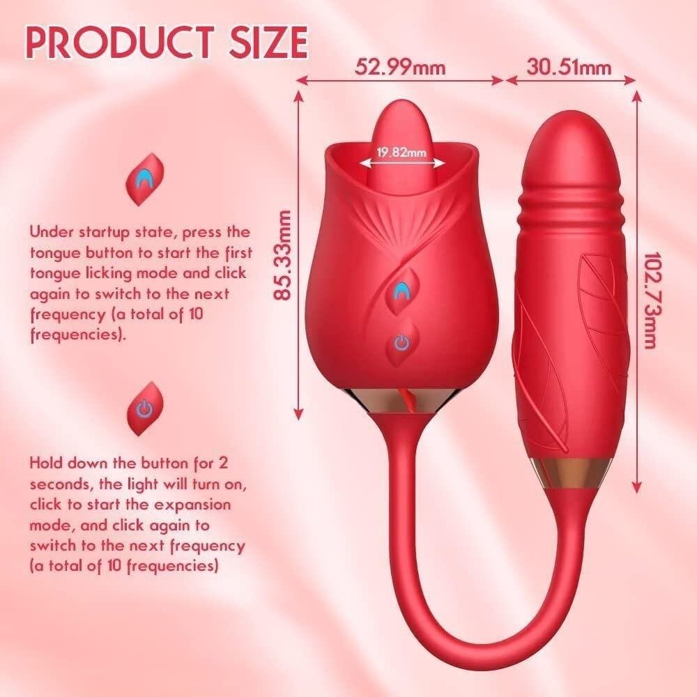 Rose Oral-Style Vibrator Reserve - Image 5
